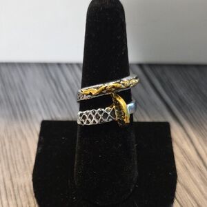 Two-Tone Sword Ring